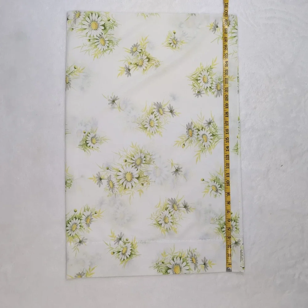 VTG Springmaid Wondercale Twin Sheet Set‎ 3 pc Daisy Floral USA Made Cottagecore
